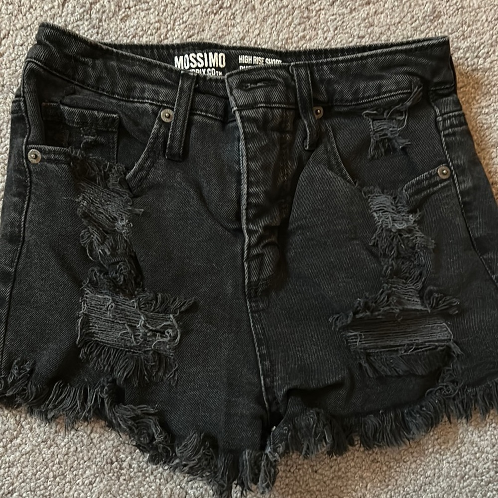 High rise shorts